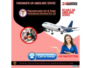 Take Reliable Medical Air Ambulance Service in Bhopal at Justified Price by Panchmukhi
