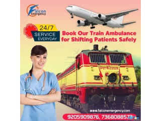 Falcon Train Ambulance Service in Jamshedpur provides Critical Patients Transfer