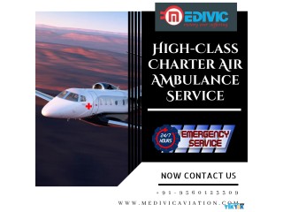 Grab Top-Level ICU Charter Air Ambulance Service in Guwahati by Medivic