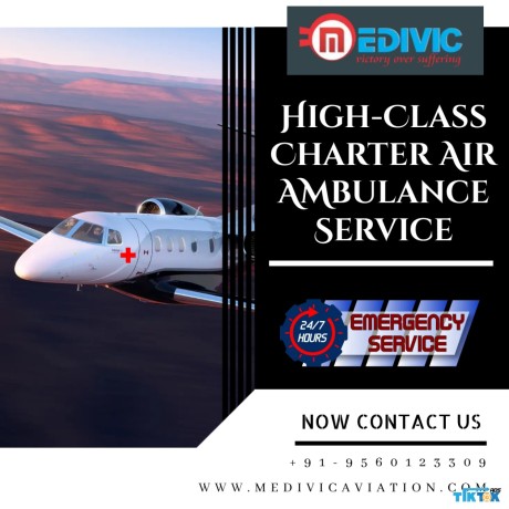 grab-top-level-icu-charter-air-ambulance-service-in-guwahati-by-medivic-big-0