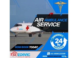 Receive Credible Medical Air Ambulance Service in Kolkata by Medivic
