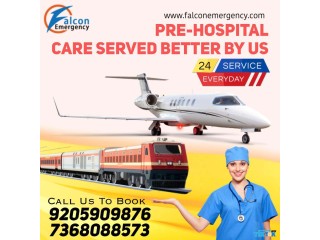 Falcon Train Ambulance in Guwahati Provides Bed-To-Bed Patient Transfer