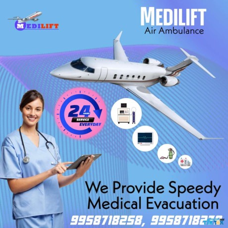 transfer-the-patient-by-medilift-air-ambulance-in-guwahati-big-0