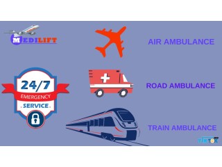 Obtain Medilift Train Ambulance Service in Guwahati with Splendid ICU