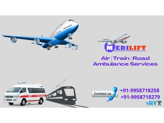Extra-Advanced ICU Enabled Train Ambulance in Kolkata by Medilift