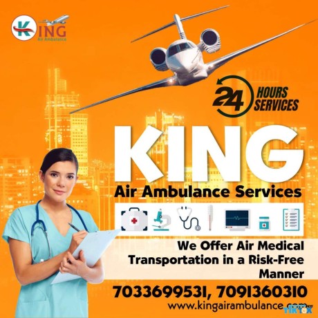 utilize-king-air-ambulance-service-in-delhi-with-advance-medical-tool-big-0