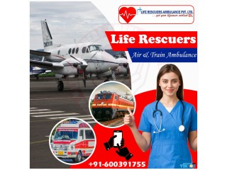 Get an Advanced Air and Train Ambulance Service in Guwahati - Life Rescuers