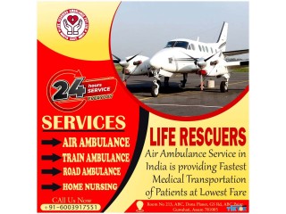 Life Rescuers Air Ambulance Service in Guwahati – Book Now