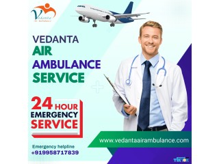 Fast ICU Air Ambulance Services in Bangalore with Medical Team by Vedanta