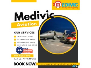 Select Uncomplicated Medical Transportation by Medivic Aviation Air Ambulance Patna to Delhi