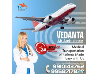 Vedanta Air Ambulance Service in Jabalpur with an Experienced Health Care Team