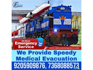 Reach the Medical Facility with Safety Offered by Falcon Emergency Train Ambulance in Delhi