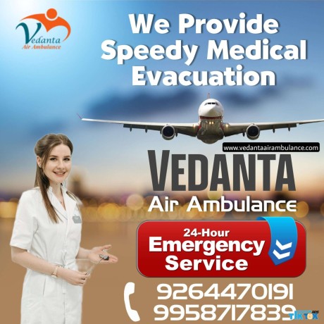 vedanta-air-ambulance-in-aurangabad-with-all-types-of-essential-equipment-big-0