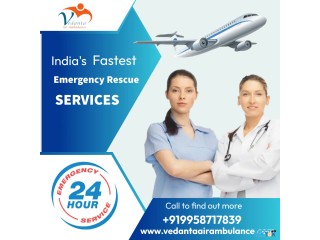 Vedanta Air Ambulance Service in Pune with Very Experienced Medical Staff