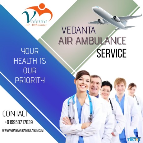 vedanta-air-ambulance-in-service-kanpur-with-round-a-clock-online-tech-support-big-0